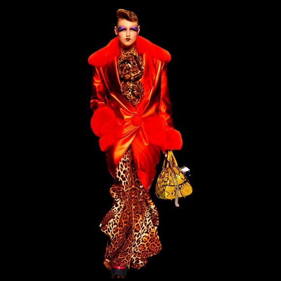 Dior Vintage John Galliano Tulle leopard Gambler Runway Collection Matching Set - Picture 9 of 17